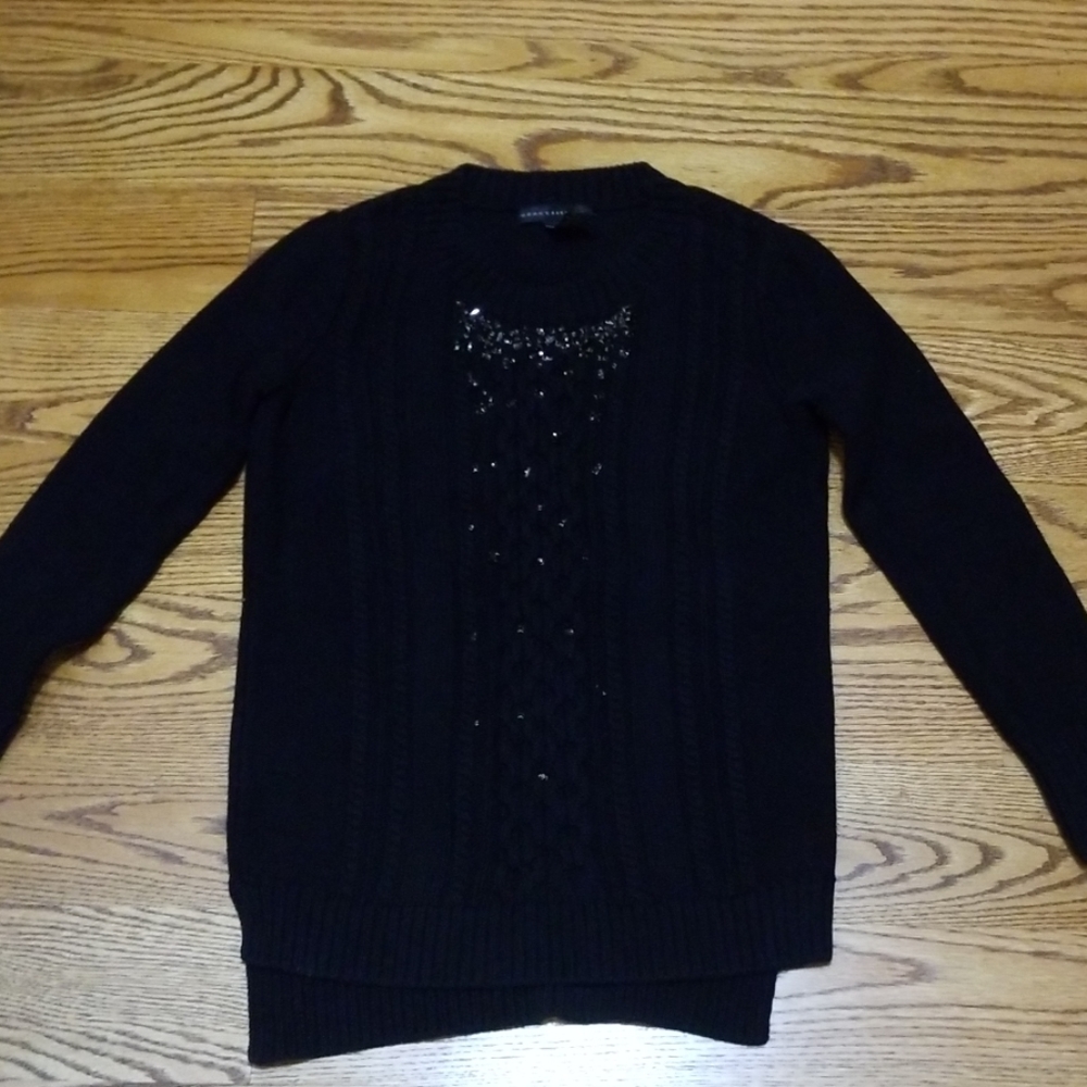 Grace Elements black sweater, size xs. EUC
